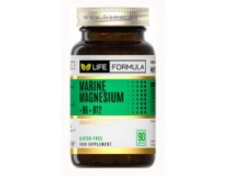 MARINE MAGNESIUM Vitamin B6 B12. 90 capsules